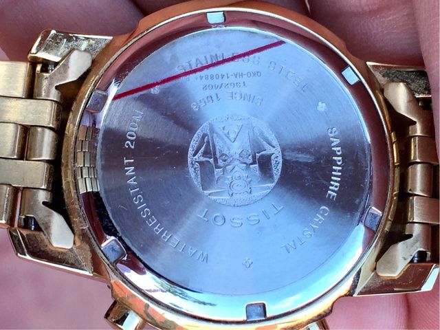 Reloj Tissot cristal de zafiro