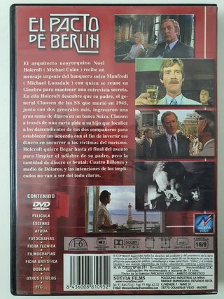 El pacto de Berlín (1985) 🎬🍿 💿 [DVD]