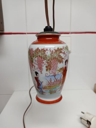 🇨🇳 Lampara esenciero de porcelana china
