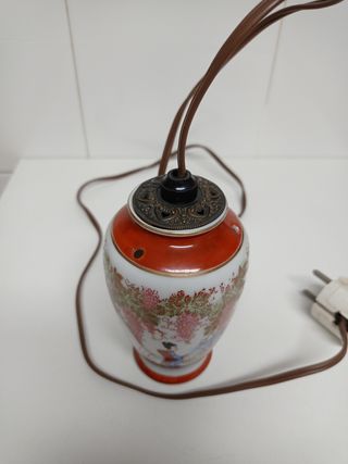 🇨🇳 Lampara esenciero de porcelana china