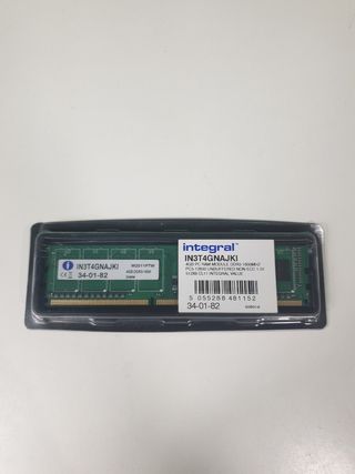 Memoria  4GB DDR3 RAM 1600MHz SDRAM PC3-12800  