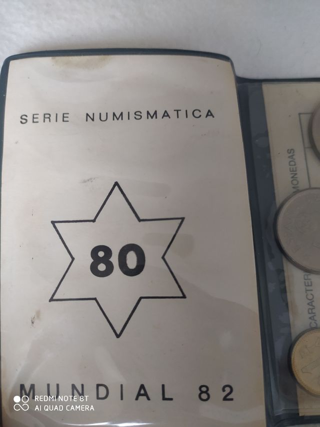 Numismática Mundial Fútbol España 82
