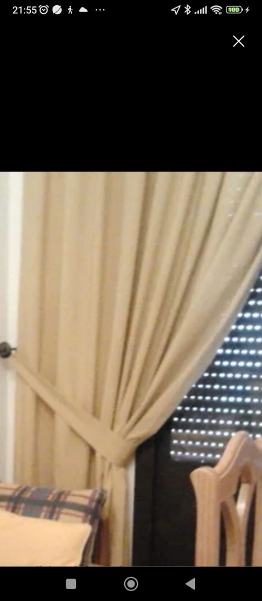 Cortinas color mostaza