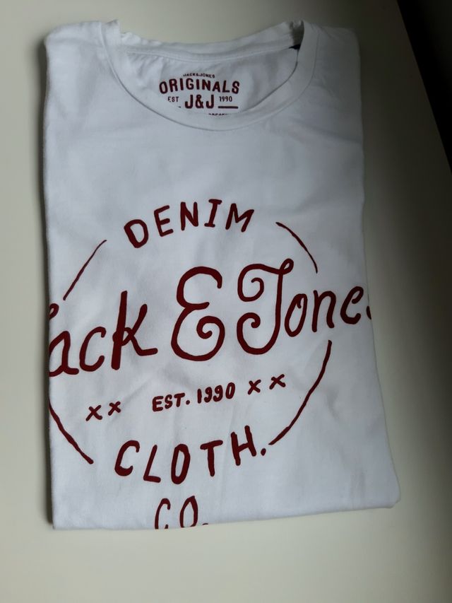 CAMISETA BLANCA JACK & JONES