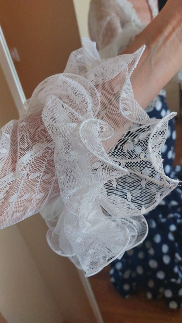 Blusa flamenca de encaje