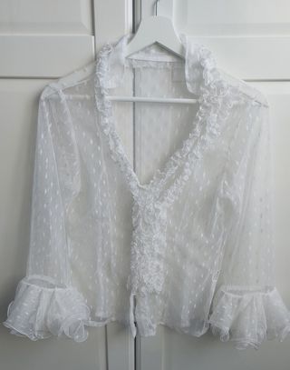 Blusa flamenca de encaje