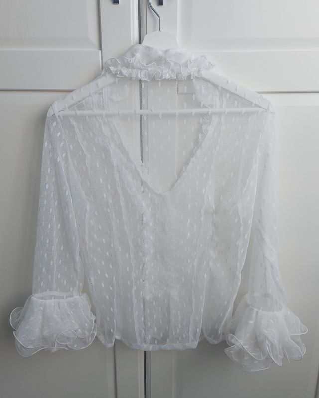 Blusa flamenca de encaje