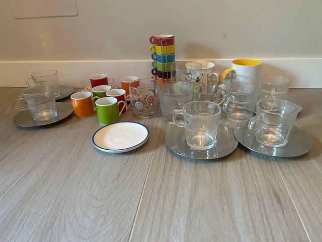 Set tazas y vasos lote