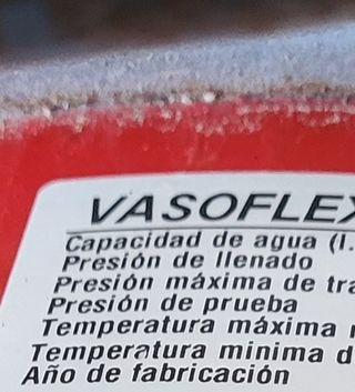 Vaso de expansión vasoflex 50 litros