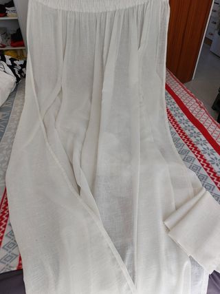 Lote de 2 cortinas hechas para balconera