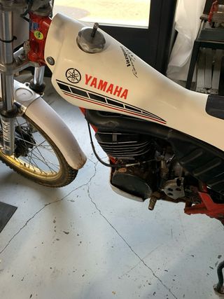 Moto clasica yamaha