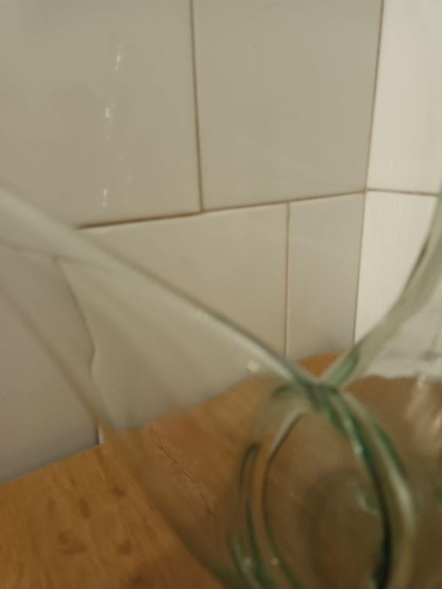 Porron in vetro soffiato