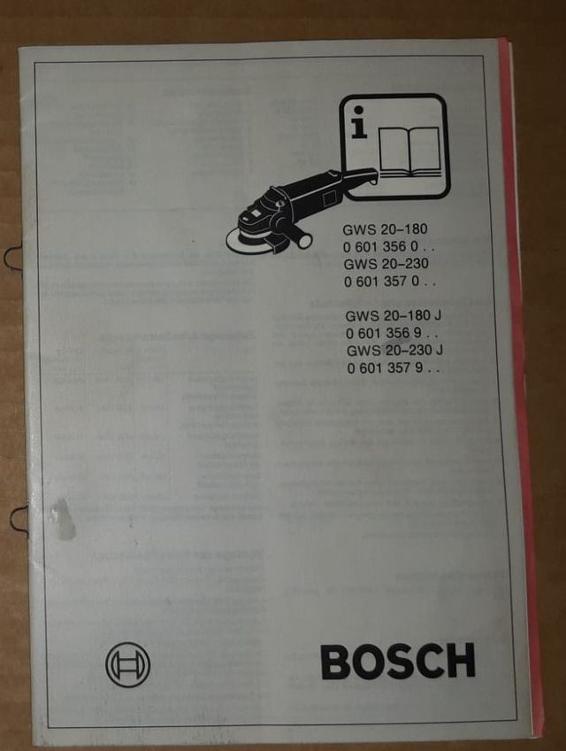 Amoladora BOSCH GWS 20-230 con discos