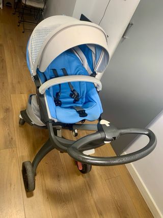 Cochecito bebe Stokke silla capazo y extras