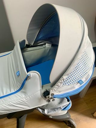 Cochecito bebe Stokke silla capazo y extras