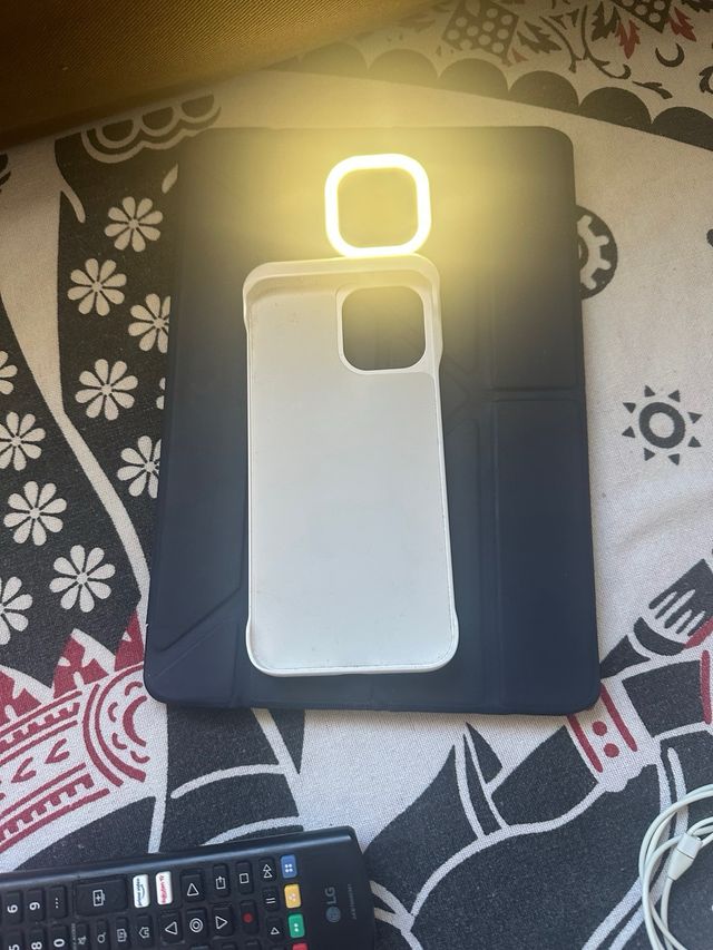 funda con luz iphone 12 pro max 