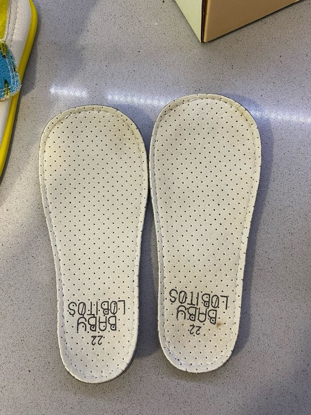 zapatos Paulitos talla 22 canarias platanos