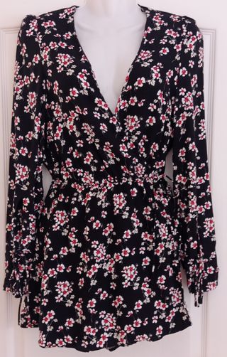 Mono corto estampado flores Zara XS