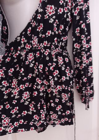 Mono corto estampado flores Zara XS