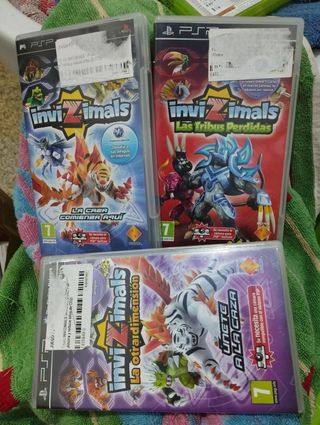 JUEGOS PSP INVIZIMALS PACK