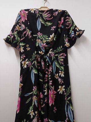 Vestido veraniego flores, talla S