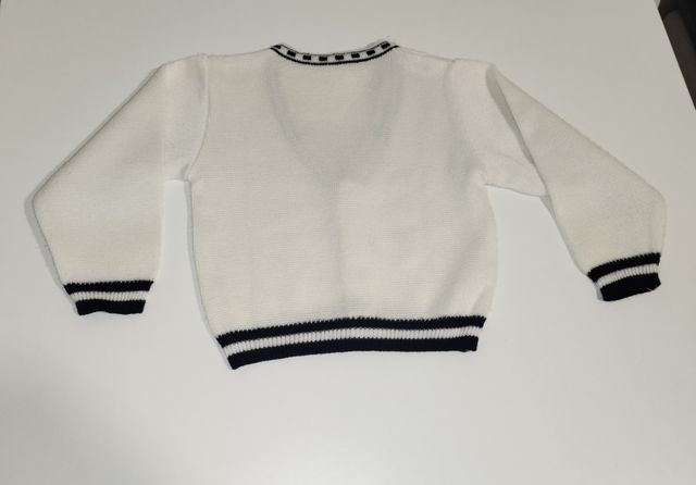 Jersey marinero blanco de Difni