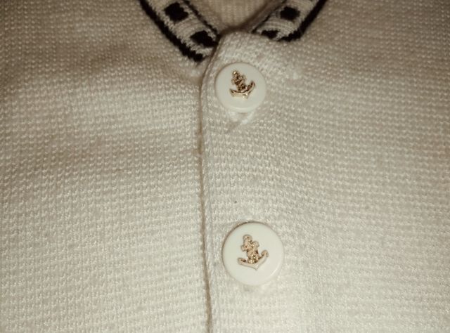 Jersey marinero blanco de Difni