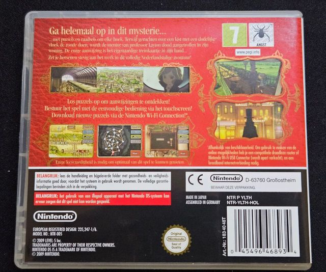 Il Professor Layton e Lo Scrigno Di Pandora NOE DS