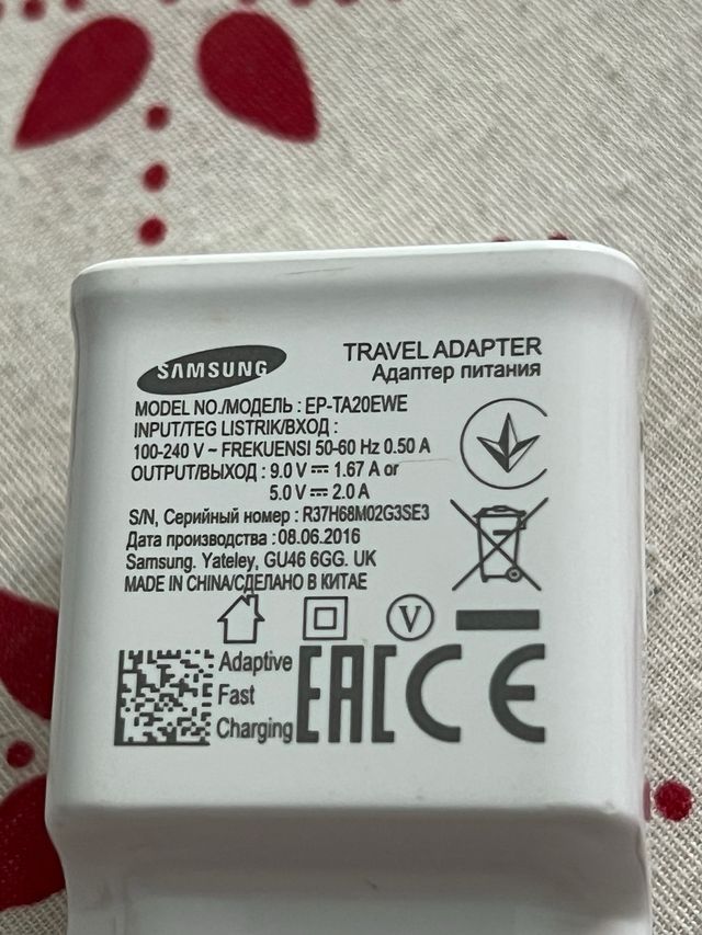 Cargador Samsung 10w