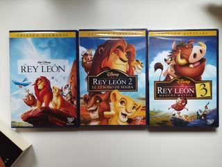 Trilogía El Rey León en DVD