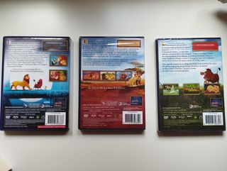 Trilogía El Rey León en DVD