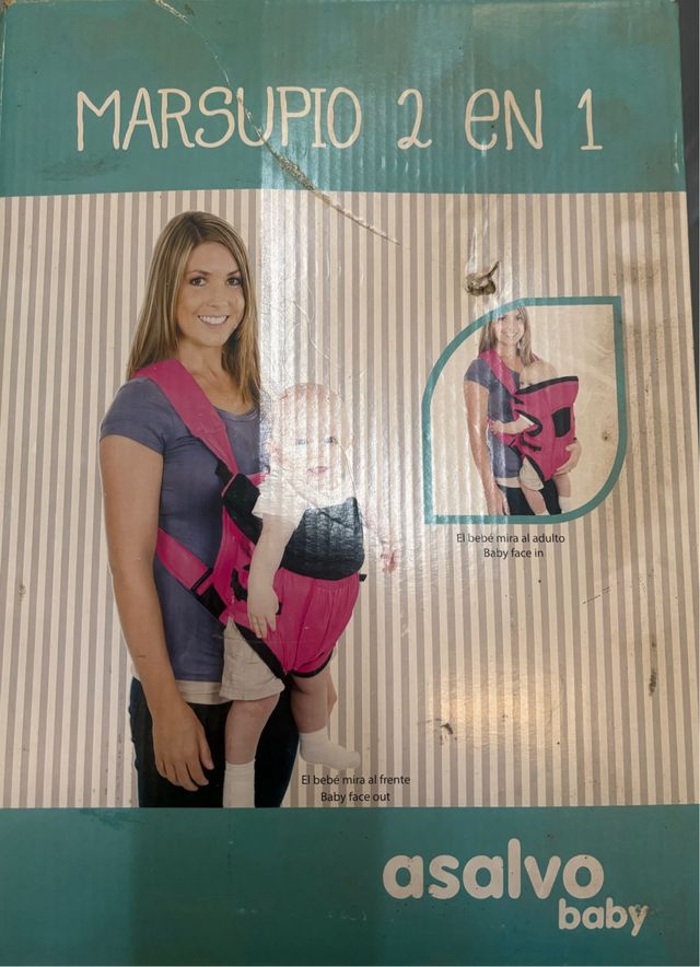 Borsa per bebè blu da bambino nuova