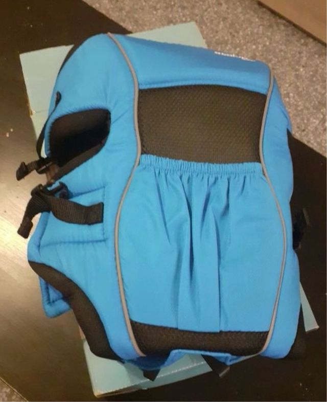 Borsa per bebè blu da bambino nuova
