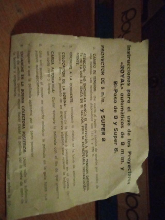 PROYECTOR ROYAL GIOCA SUPER 8