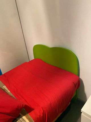 Letto singolo cameretta con materasso
