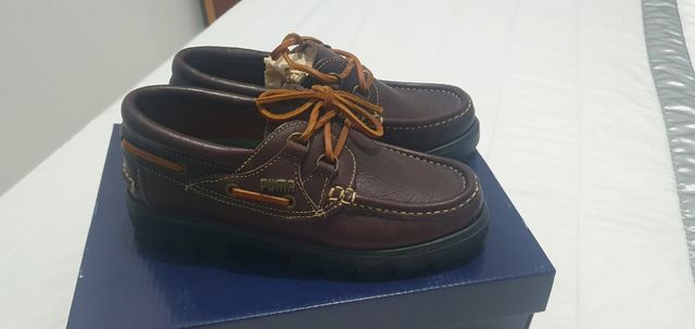 Zapatos de piel apaches