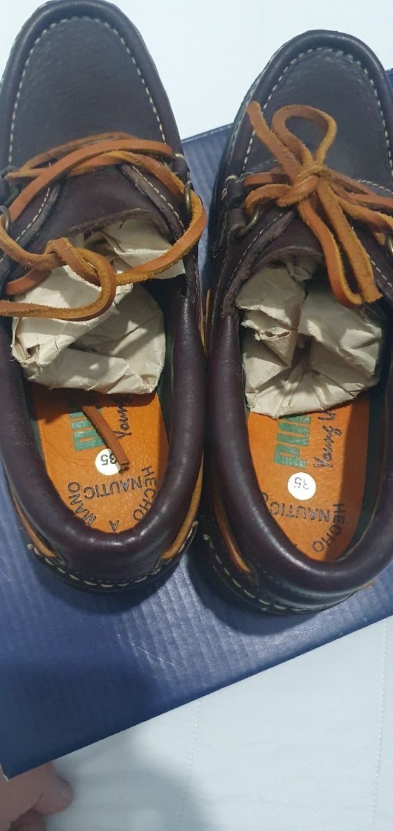 Zapatos de piel apaches