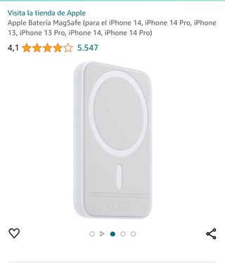 Batería externa para iPhone MagSafe