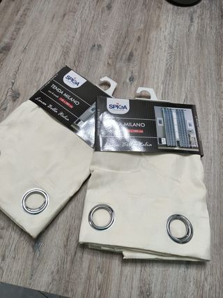 Due Tende Spiga Milano 140x280 Coprente Beige