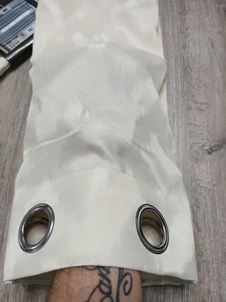 Due Tende Spiga Milano 140x280 Coprente Beige