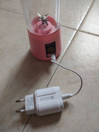 Mini frullatore rosa