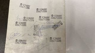 ANTQ7738 Poster Ufficiale F310 Formula 1 firmato