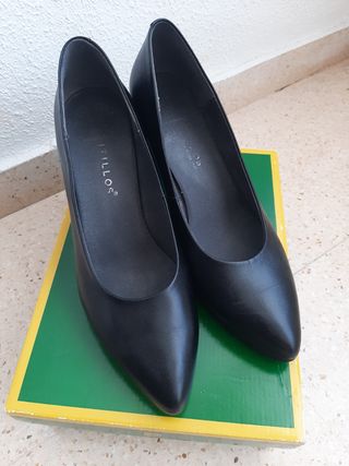 Zapatos salón negros