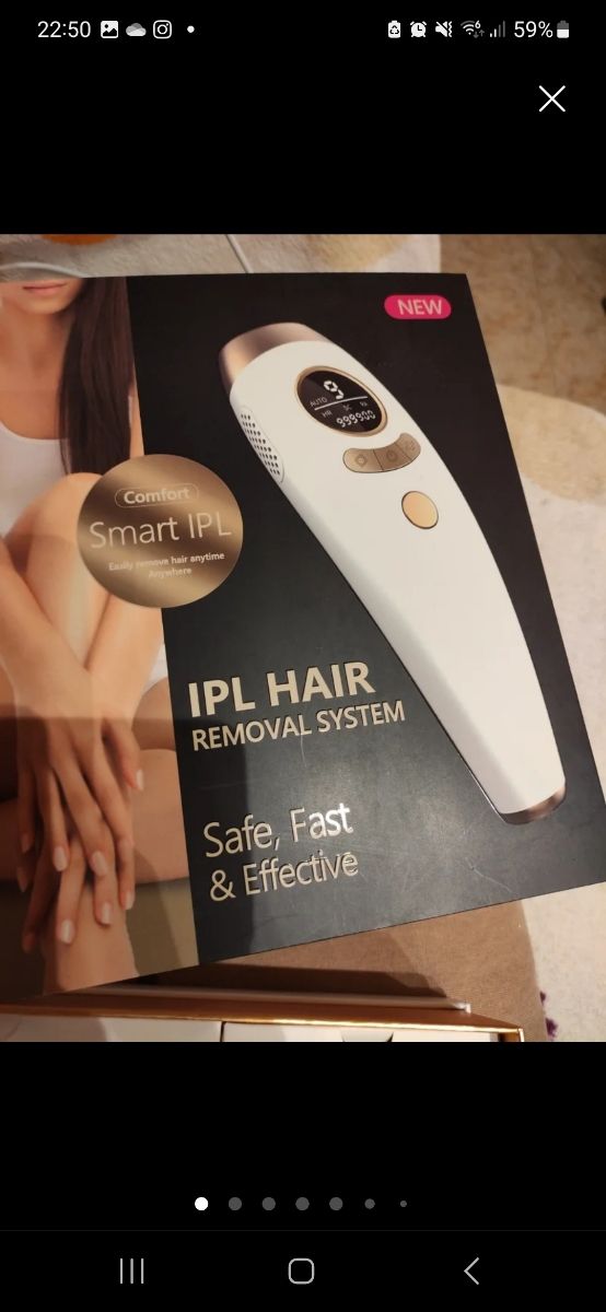 Epilatore a luce pulsata 