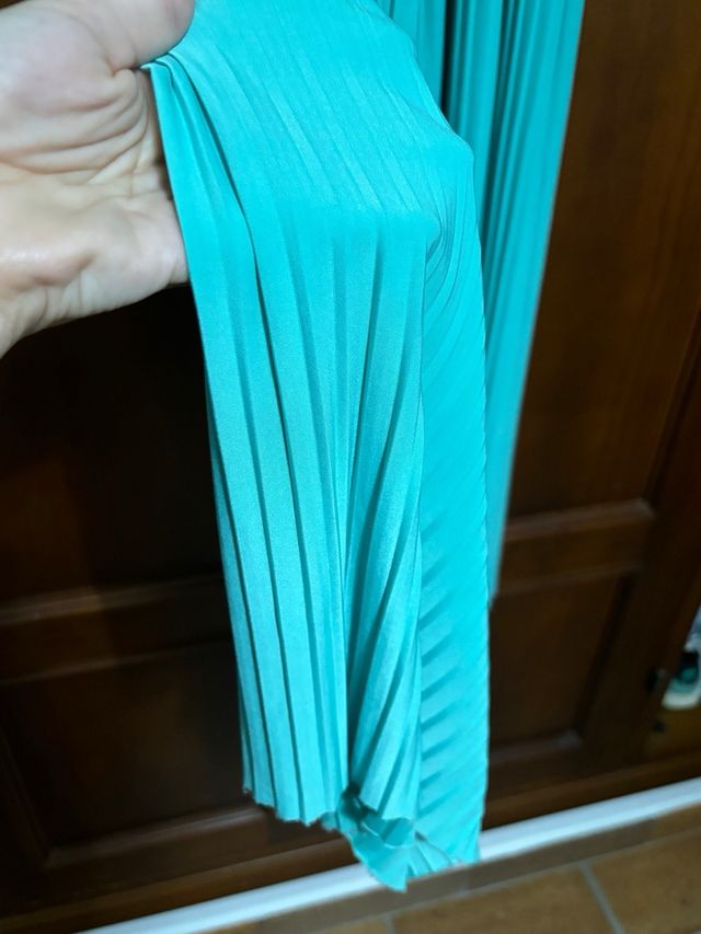 mono largo vestir turquesa talla única