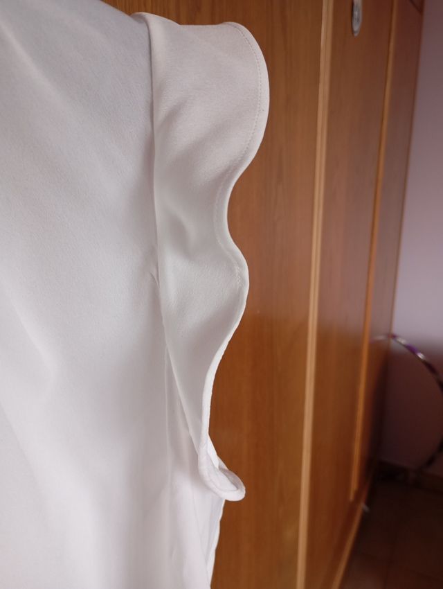 Camicia con maniche con ruches