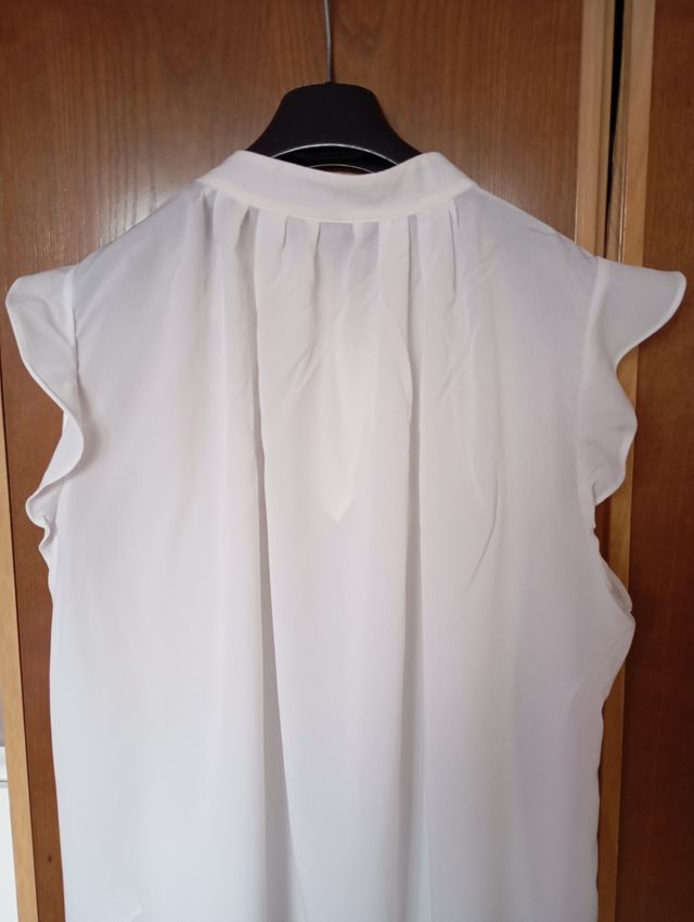 Camicia con maniche con ruches