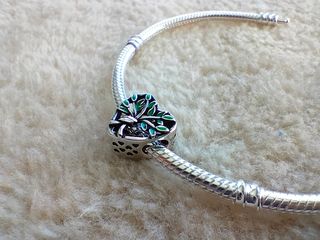 Charm árbol de la vida plata de ley