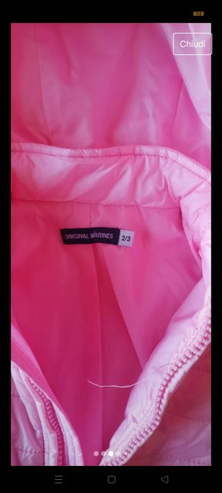 Giubbottino per bambina 2/3 anni