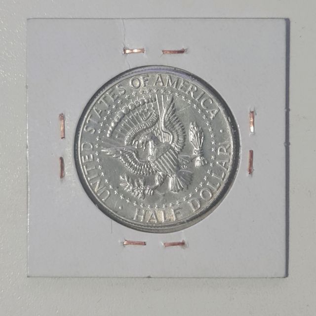 Medio Dolar de Kennedy 1966 de Plata